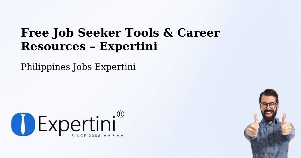 Free Job Seeker Tools & Career Resources – Lingayen - Lingayen, Philippines Jobs Expertini